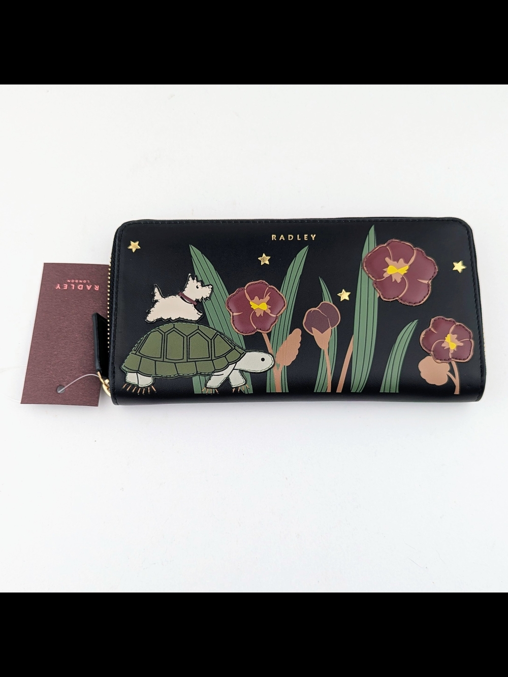 Radley London Midnight Wanderer Zip-Around Wallet New With Tags